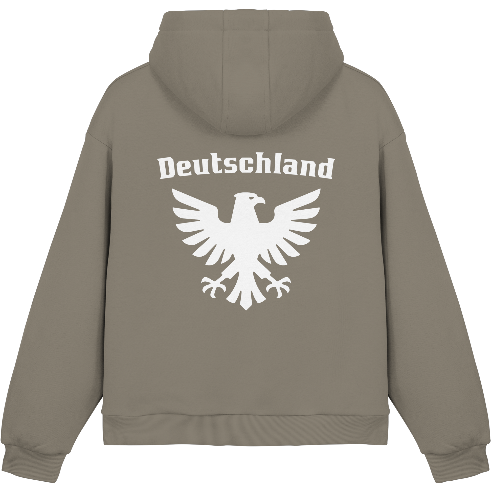 Weißer Adler Rücken Boxcut Hoodie