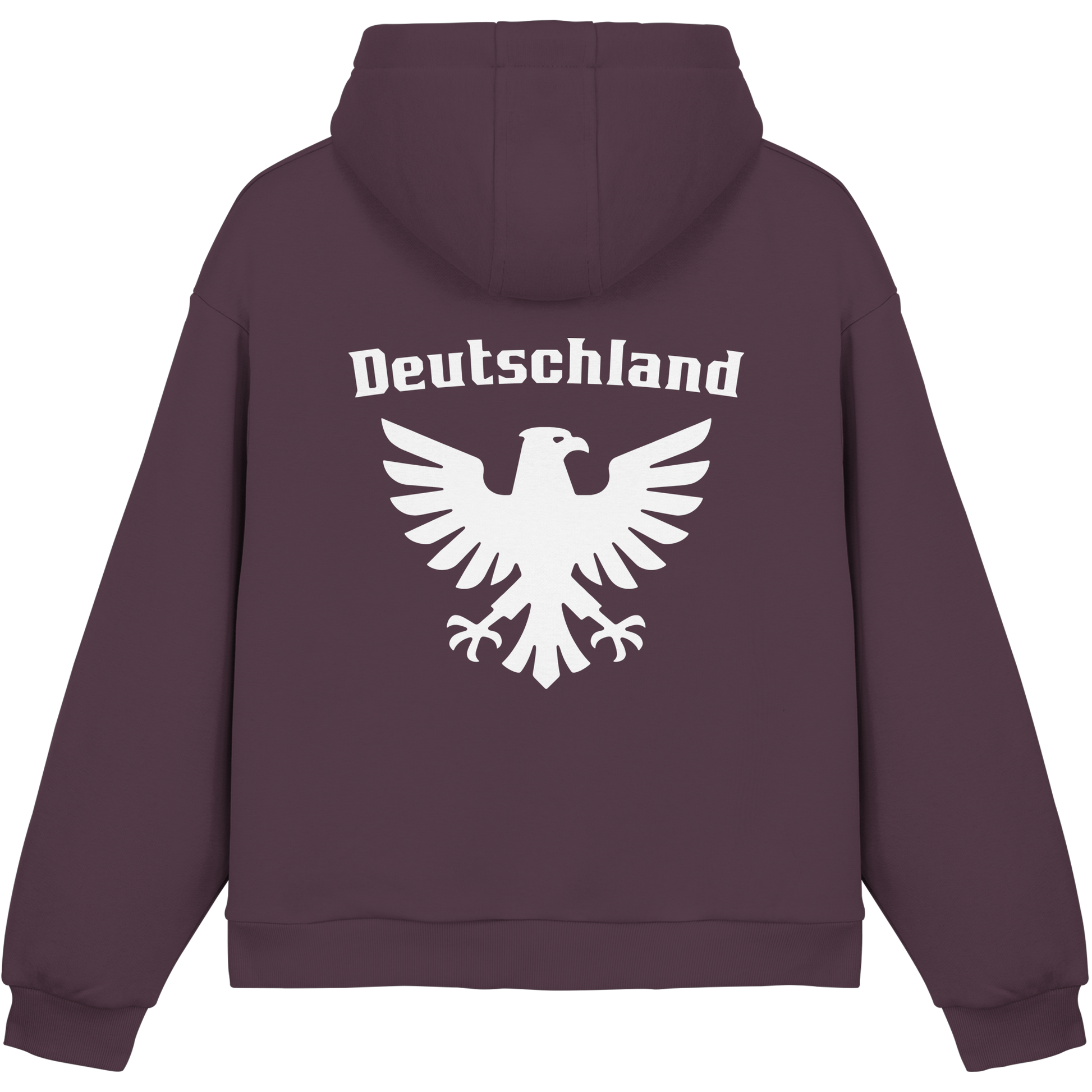 Weißer Adler Rücken Boxcut Hoodie