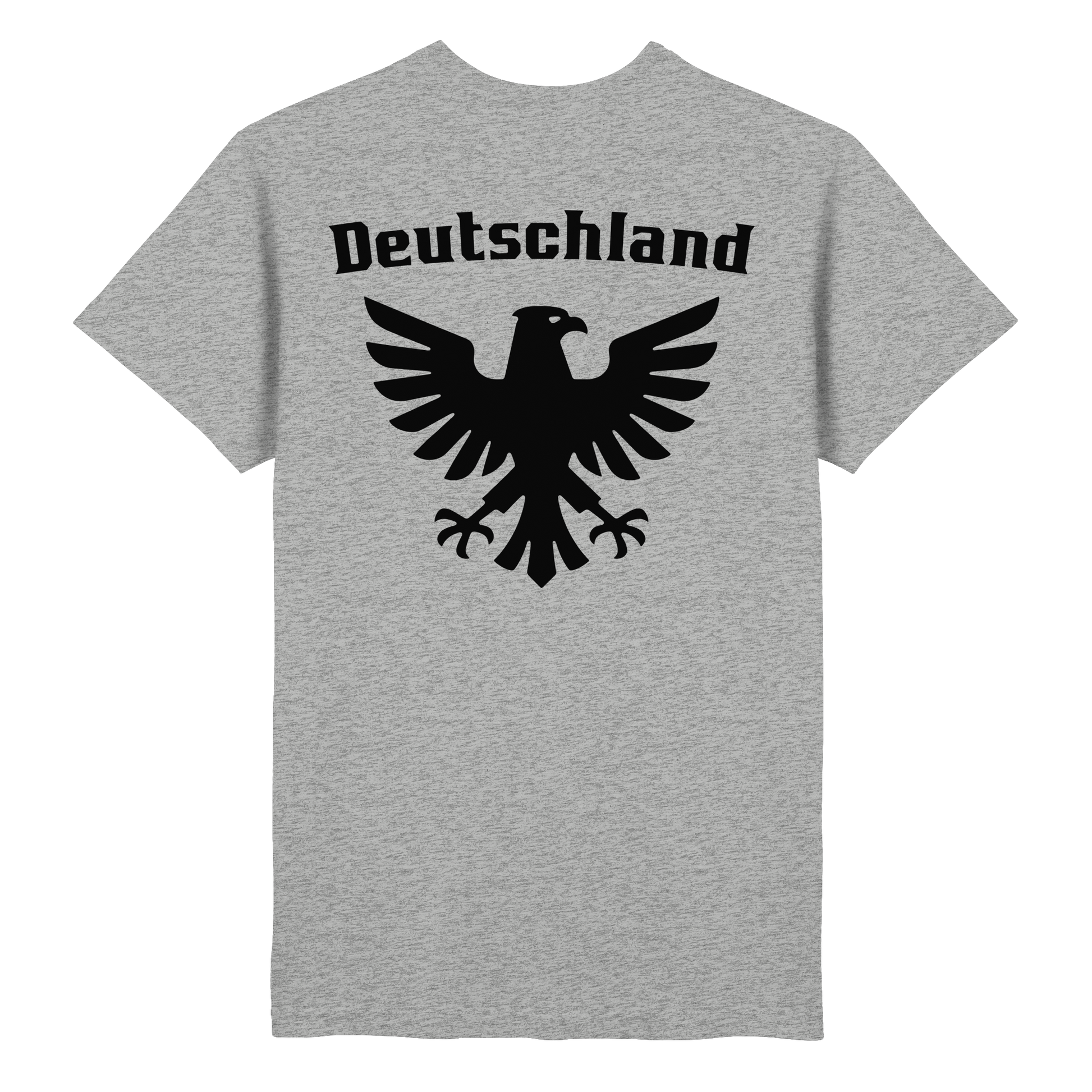 Schwarzer Adler Rücken T-Shirt Männer