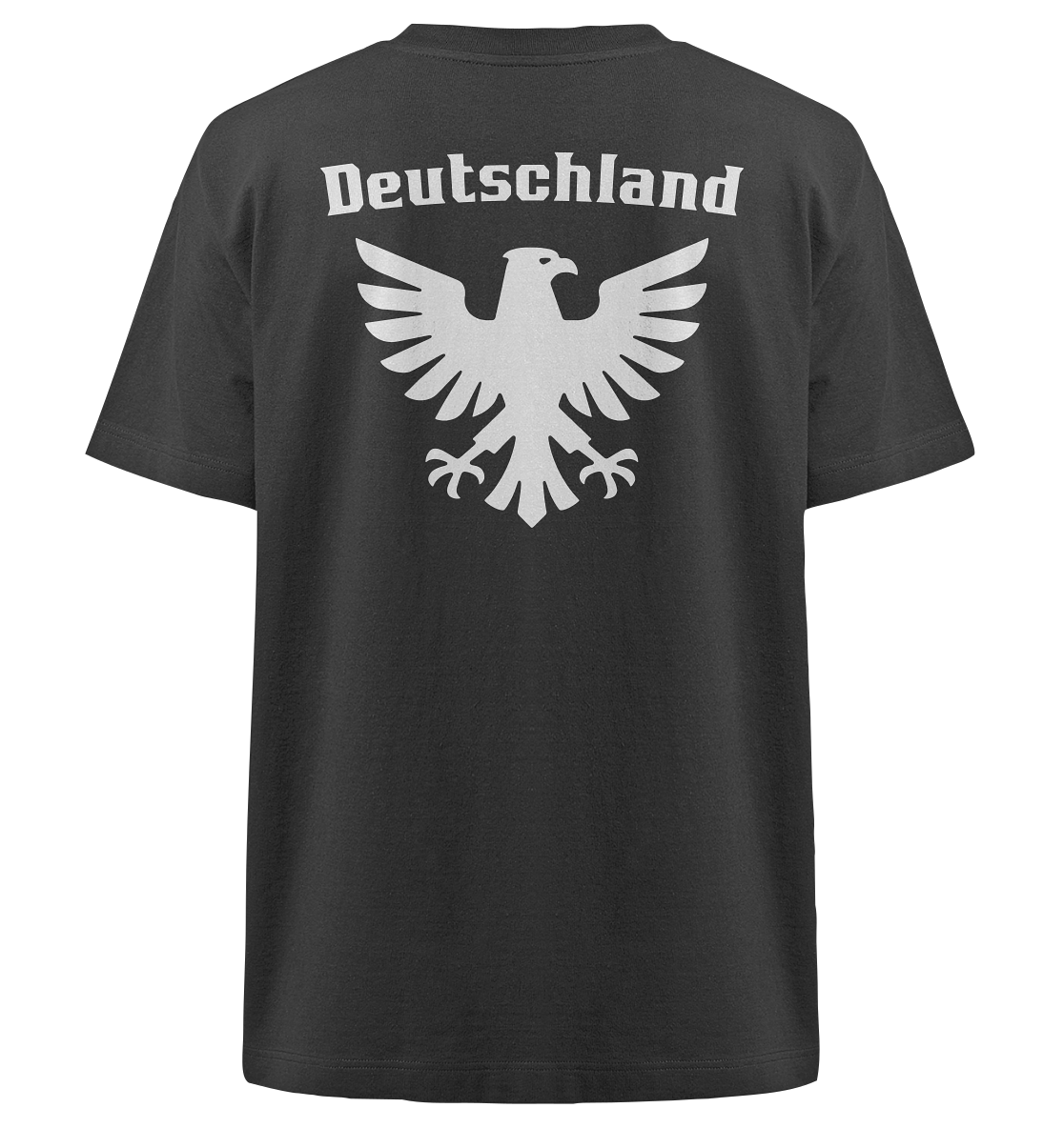 Weißer Adler Rücken Oversized T-Shirt