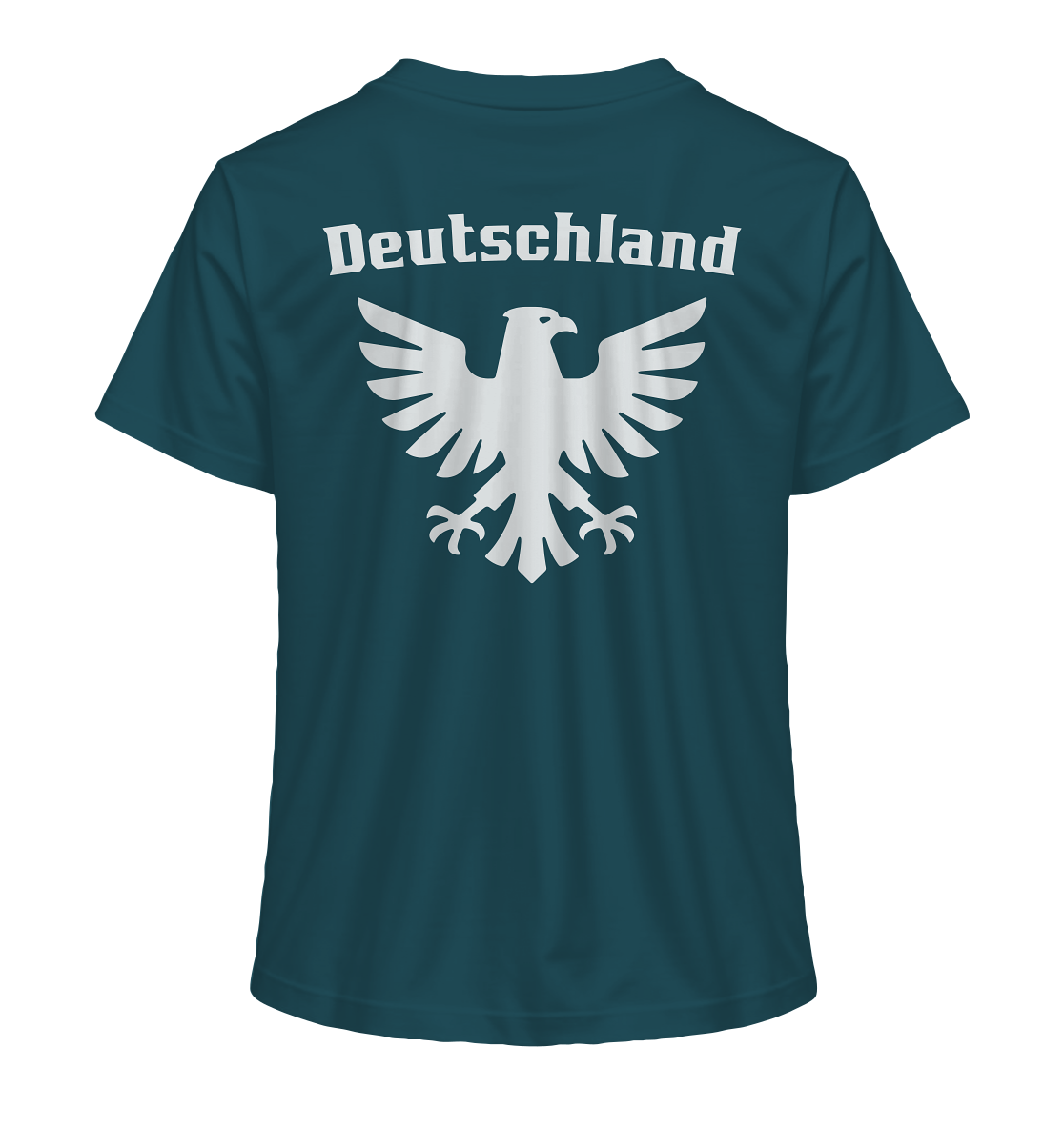 Weißer Adler Rücken Frauen Bio T-Shirt