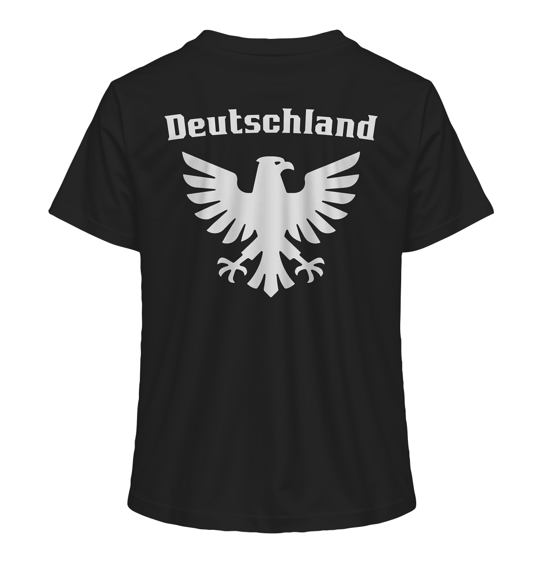 Weißer Adler Rücken Frauen Bio T-Shirt