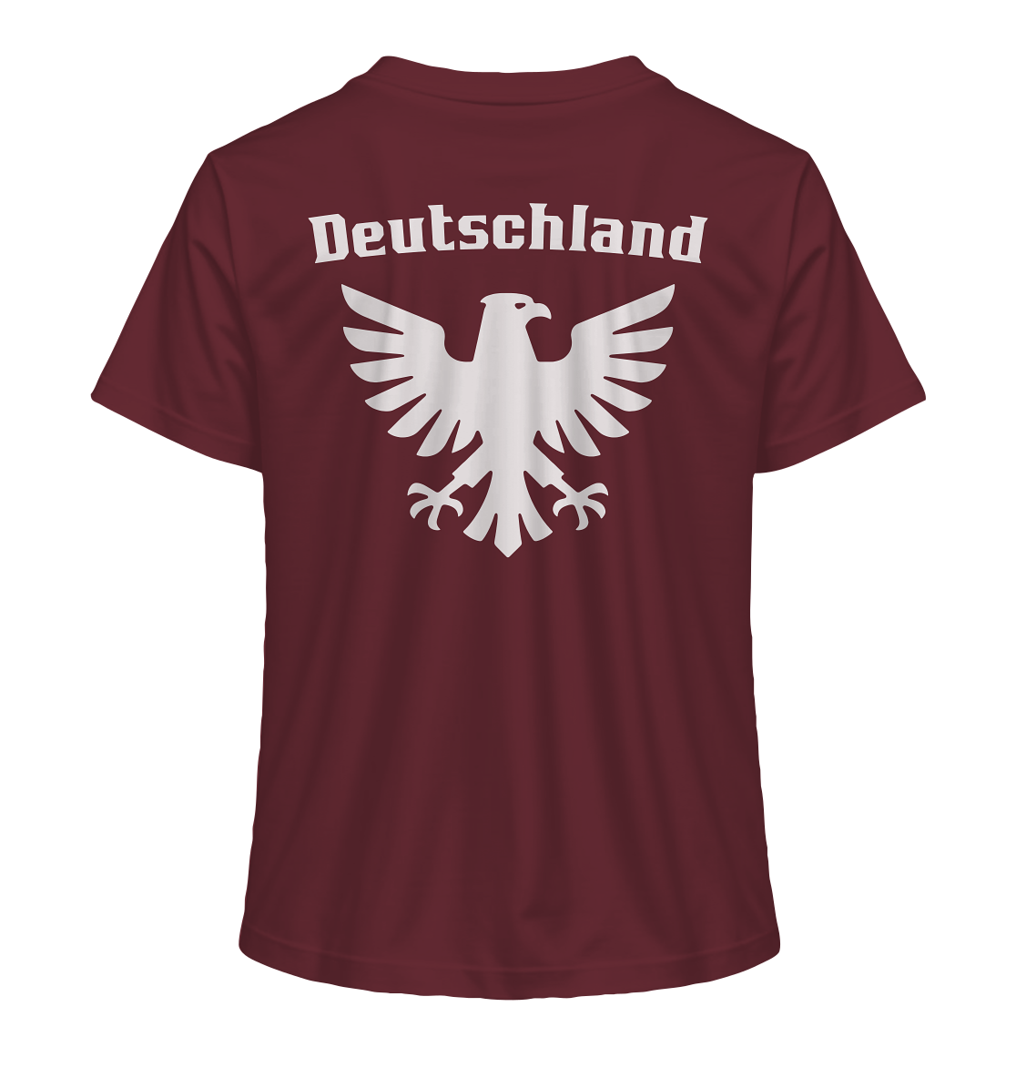 Weißer Adler Rücken Frauen Bio T-Shirt