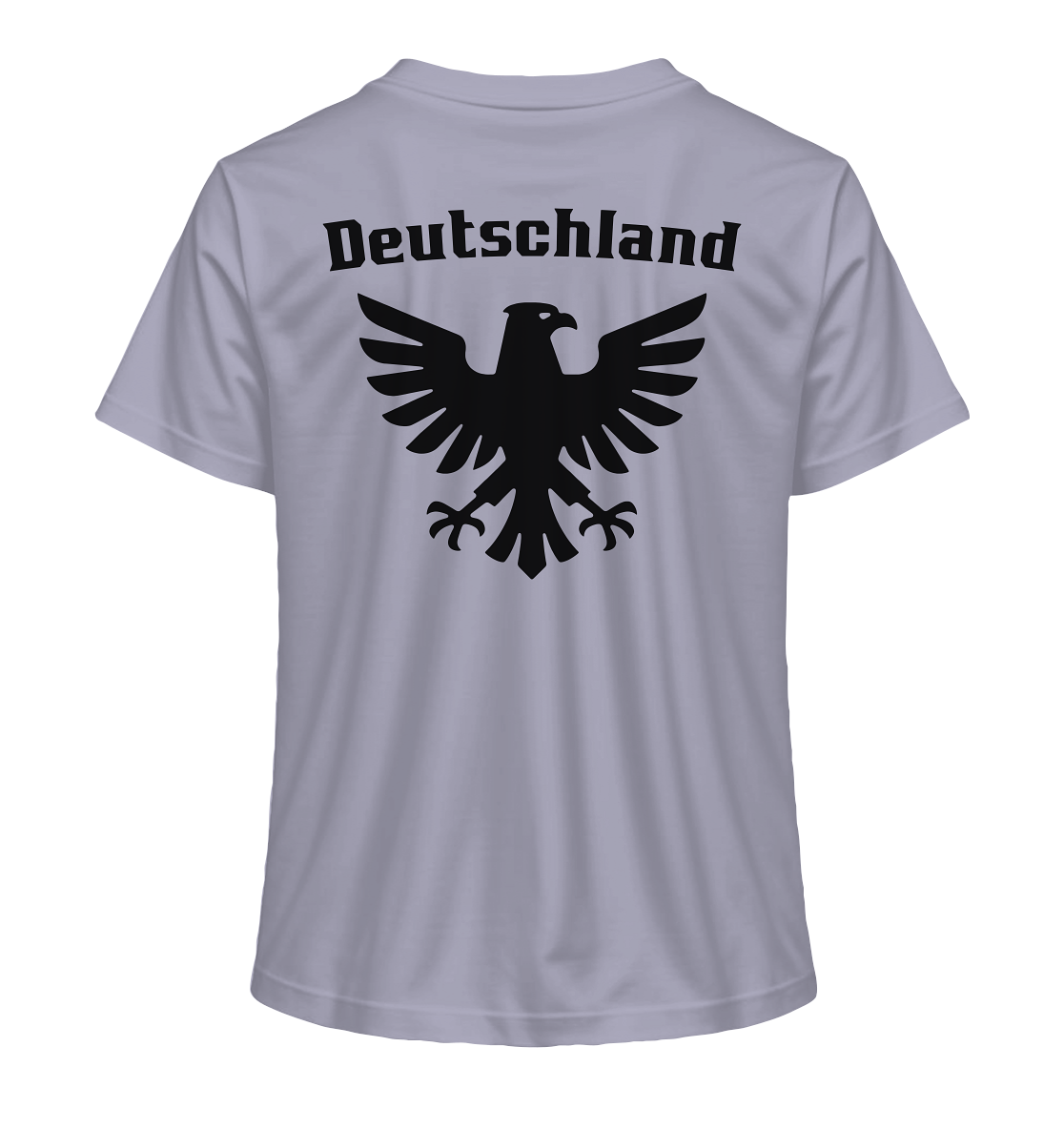 Schwarzer Adler Rücken Frauen Bio T-Shirt