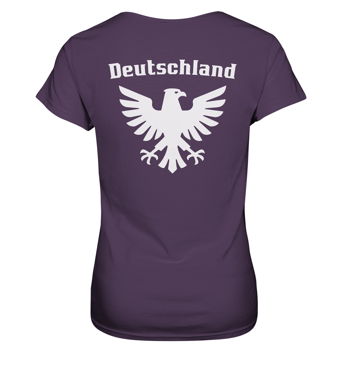 Weißer Adler Rücken Frauen T-Shirt