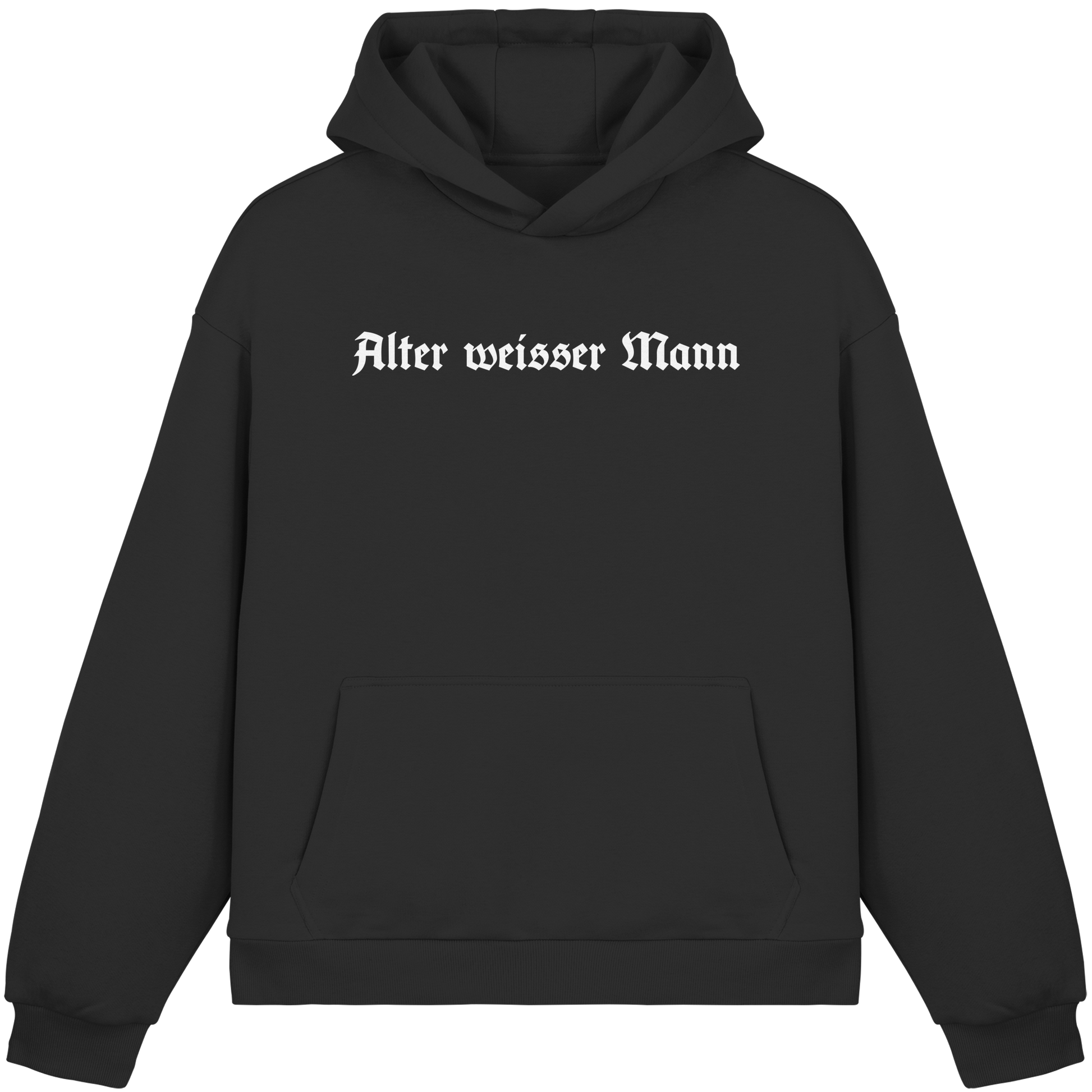 Alter weisser Mann Hoodie