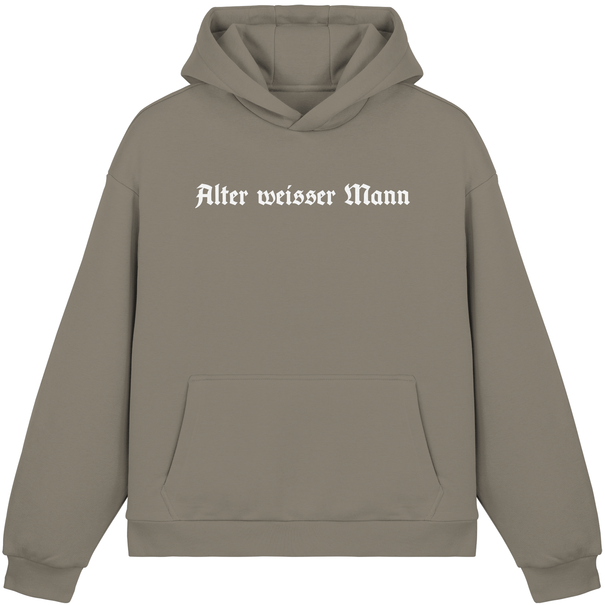 Alter weisser Mann Hoodie