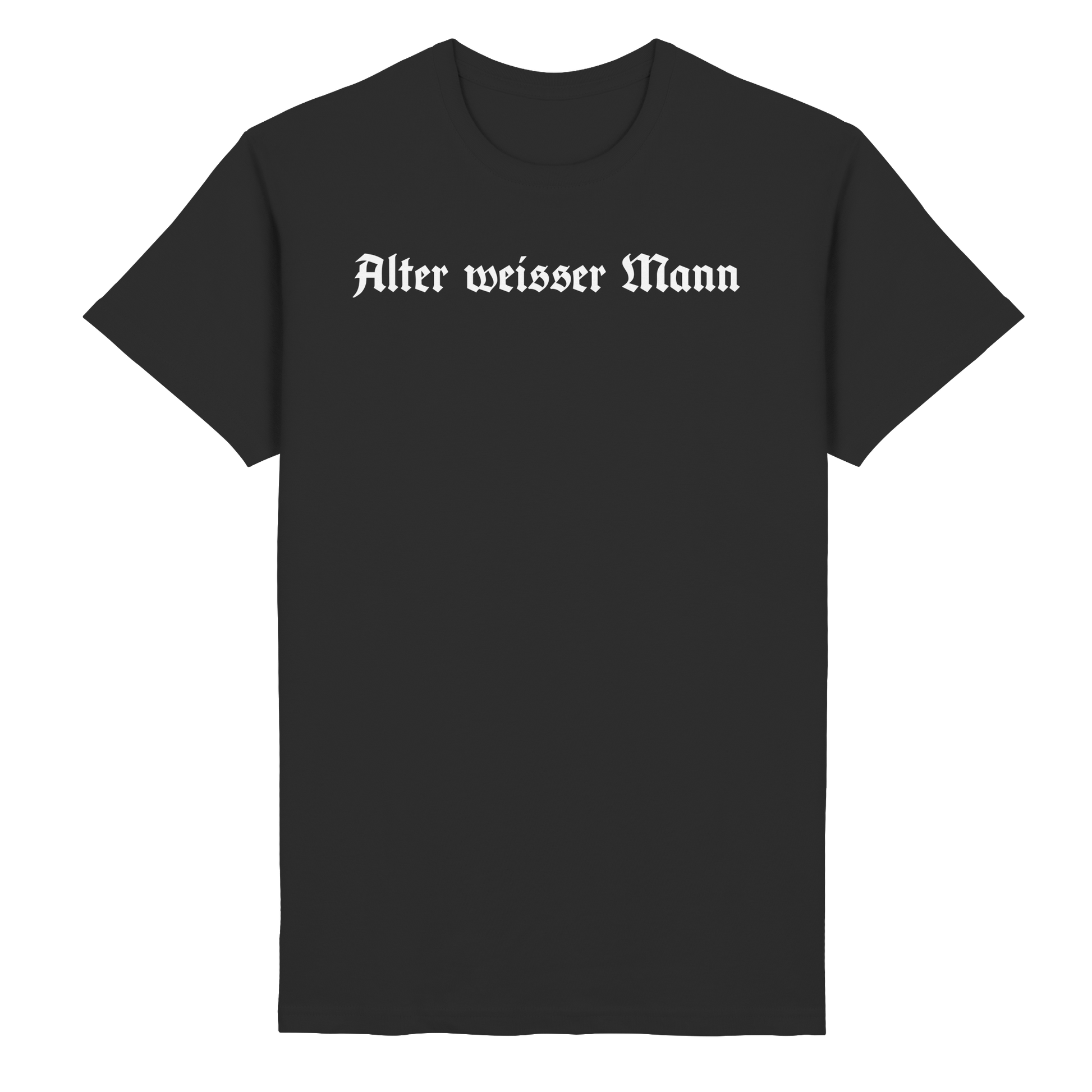 Alter weisser Mann T-Shirt