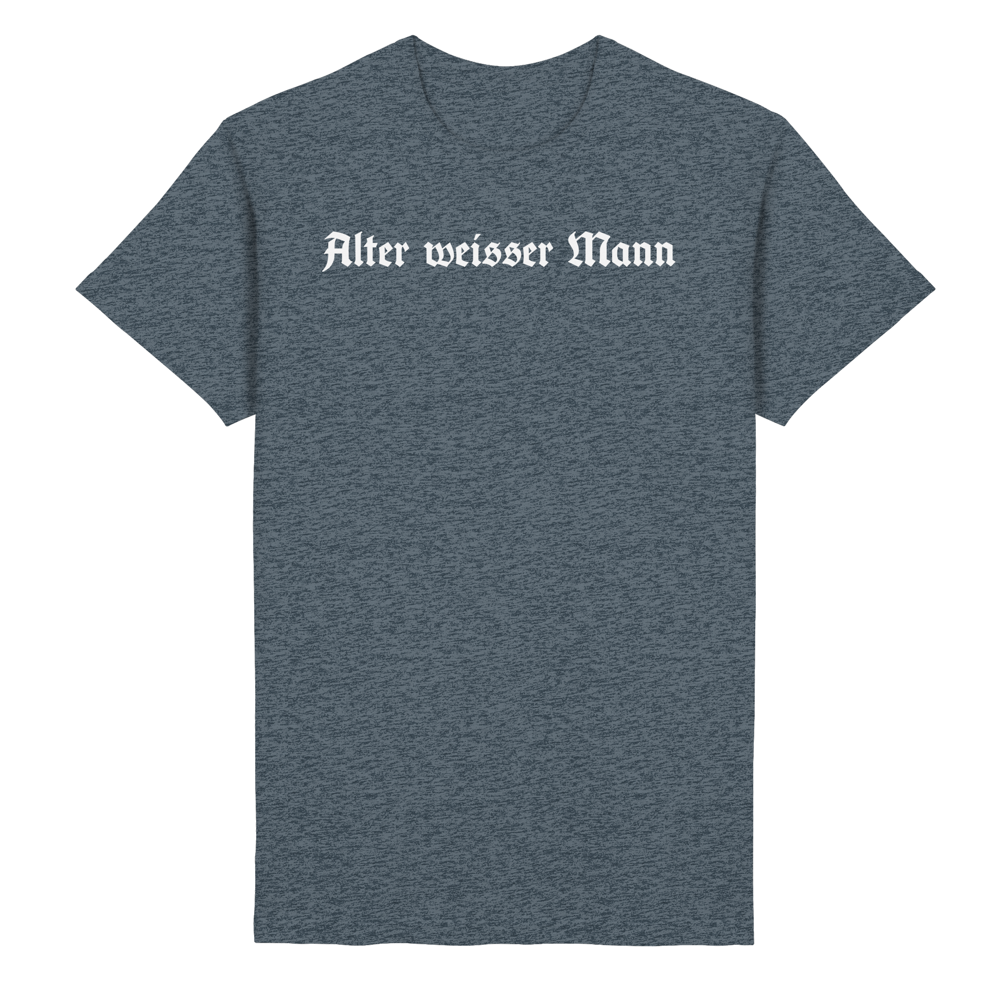 Alter weisser Mann T-Shirt