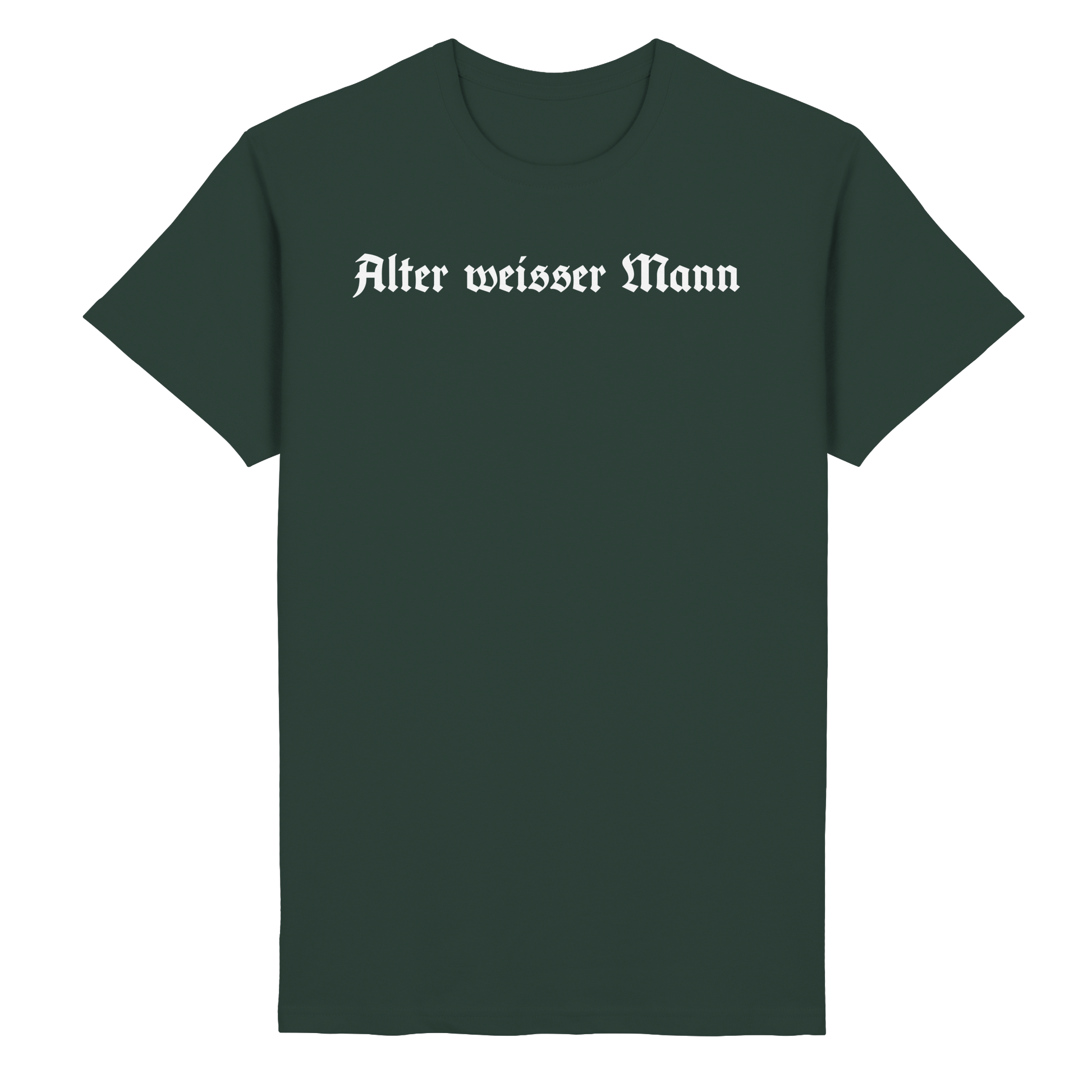 Alter weisser Mann T-Shirt