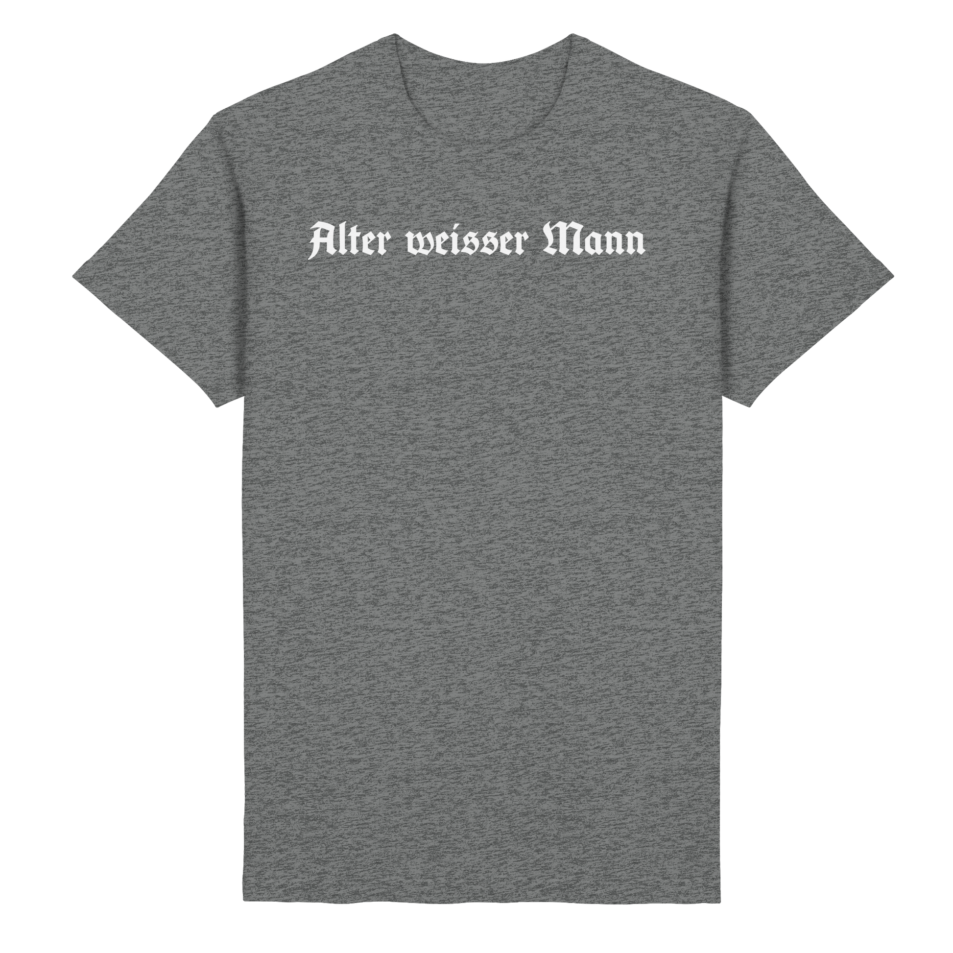 Alter weisser Mann T-Shirt