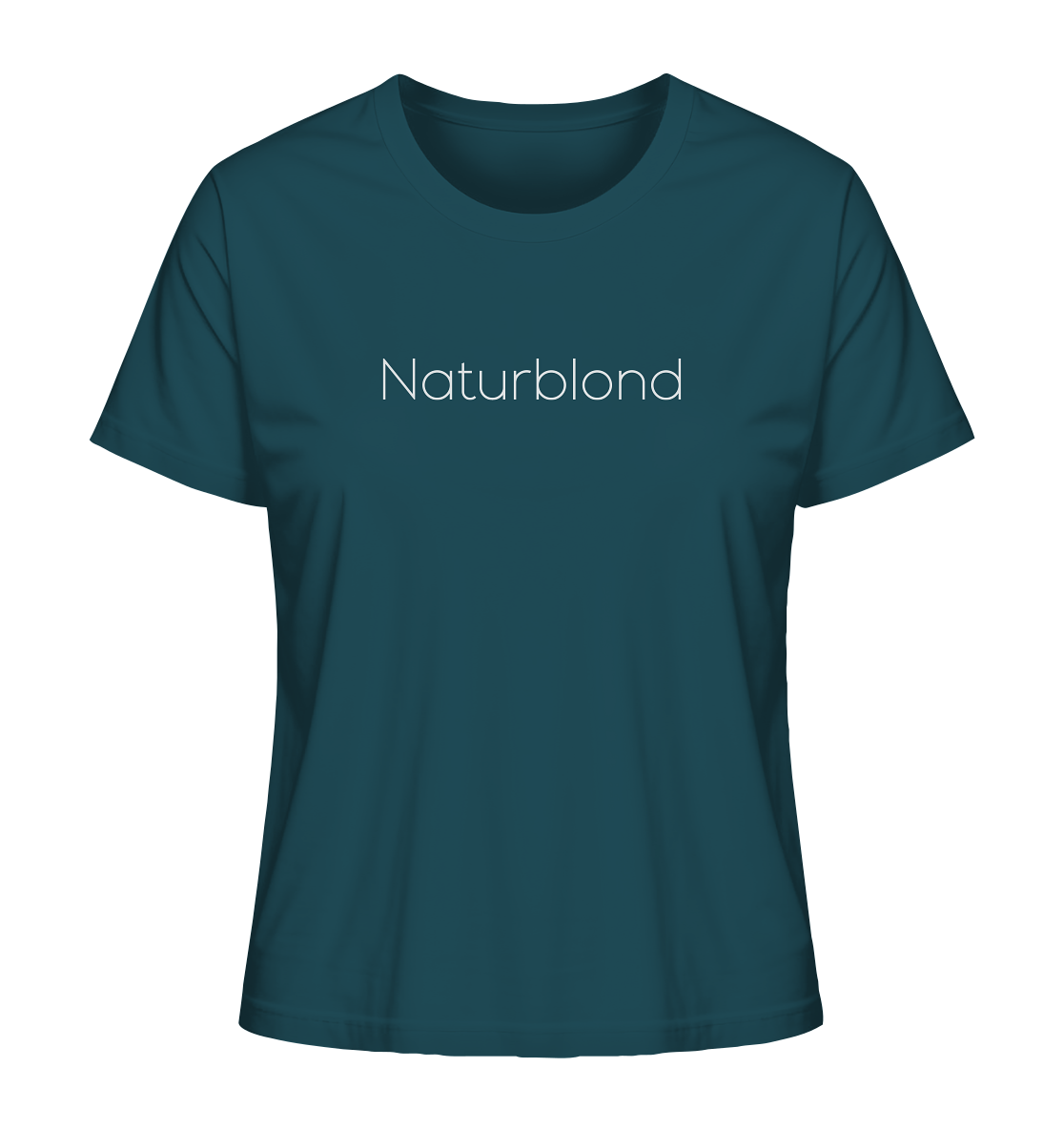 Naturblond modern Frauen Bio T-Shirt